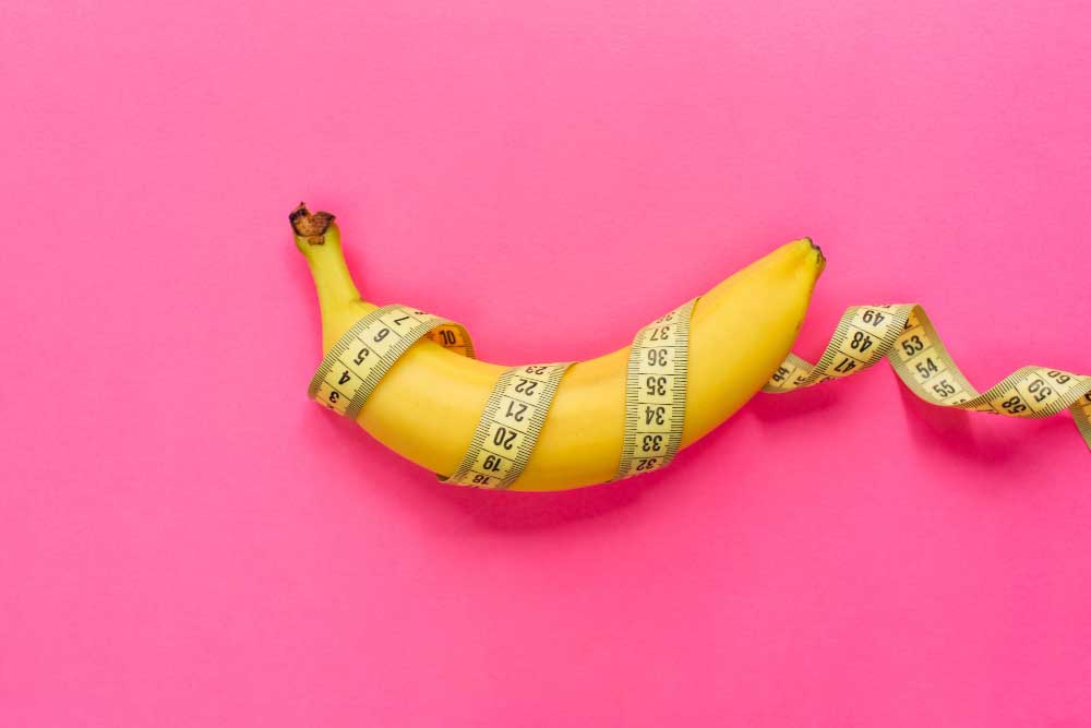banana con metro da sarta